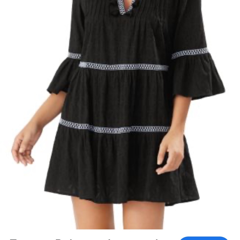 Tommy Bahama Black and White Crochet Dress - Picture 4 of 4